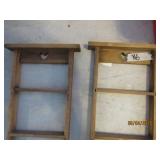 2 Small Decorative Wooden Ladders