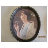 Coca Cola Metal Tray - a few scratches - overall