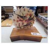 Bird Saw Blade  Clock- Battery Operated - on