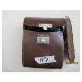 Binoculars in Genuine Top Grain Cow Hide Case -