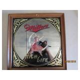 Miller High Life Picture - 14 x 14