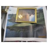 Golf Course Print and Footprints Picture