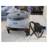 Electric Fondue Pot with Lid