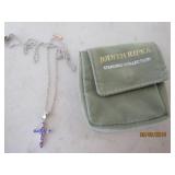 Purple Cross Necklace - very nice