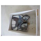 Pin and Pair of Earrings - good condition