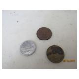 3 Foreign Coins
