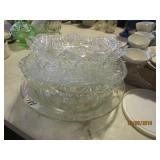 Lot of Glassware Bowls and Serving Dishes- good