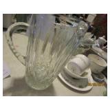 Crystal Pitcher - good condition