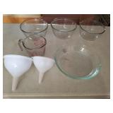 Mixing Bowls / Pie Plate / Funnels and Measuring