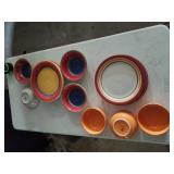 Royal Norfolk Dishes . 2 Different Patterns. 1