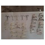 Antique Victorian Screw In Hooks / Hangers