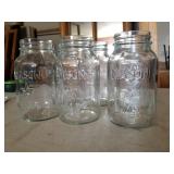 Lot of 6 Star Mason Jars (2nd group)