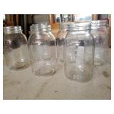 6 Kerr Self Sealing Mason Jars