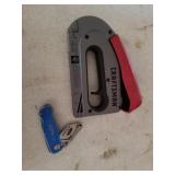 Craftsman Staple Gun and Pocket box cutter (needs