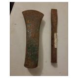 Axe Bit / Head and Wedge .
