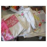 5 Vintage Tablecloths - Very Nice Condition