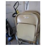 4 Metal Folding Chairs