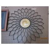 Metal Wall Decor - Sun Design  28" Nice