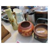 2 Ceramic PItchers & More Lot