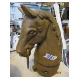 Cast Iron Horse Head Hitching Post