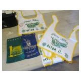 8 Alton, IL Piasa Pilots Vests & 2 First National
