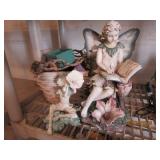 Fairy Reading a Book - nice, Fairy Blowing the