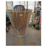 Awesome Primative Slat Tall Basket *Must See*
