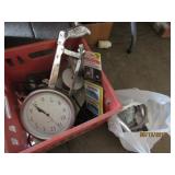 Lot of Misc. - Clock, Saw, Shower Sprayer,