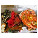 Lot of Autumn and Christmas Decorations