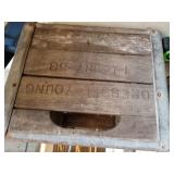 Dressel Young Dairy Crate / Missing Board / Metal
