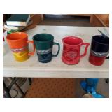 4 Harley Davidson Coffee Cups / Mugs Good
