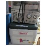 Coleman Personal Cooler & Emerson AM/FM Radio
