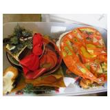 Lot of Autumn and Christmas Decorations