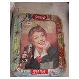 Coca Cola Tray w/Lady