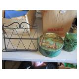 Owl Candle Light, Tin & Recipe Holder