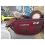 Tool Pouch w/Torch, Staple Gun, Tape Measure, Etc