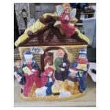 Nativity Cookie Jar