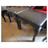 Pair of Black End Tables