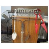 Garden Rake, Spoons, Tongs