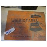 Adjustable Brass Stencils