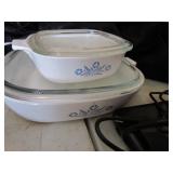 2 Corelle Casserole Dishes with Lids