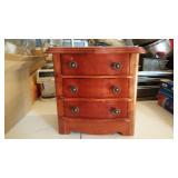 Handmade Jewelry Box. Solid Wood. Very Nice