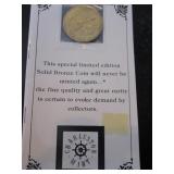 Solid Bronze Coin Nashville, TN Collectors Edition