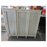 Antique Pie / Display Cabinet 52"w x 50.5" h x