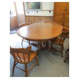 Tell City Table and 4 Chairs with Stylish