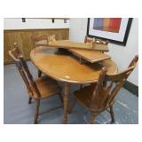 Tell City Table and 4 Chairs 41