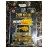24K Plated Gold Stock Rods Racing Champions Car /
