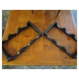 2 - Wine bottle racks / holders wooden