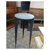 Modern / Contemporary Side Table Black and Glass