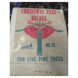 Vintage Christmas Tree Holder / Stand